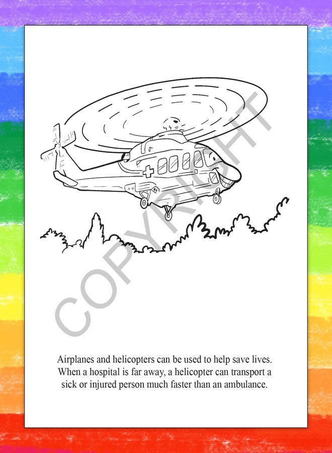 ZOCO - Aviation Adventures and Flying - Educational Coloring Books (50 Bulk Pack, with Crayons) - Airplanes, Pilots, Airlines Handout - Games, Puzzles, Fun Activities for Kids - Image 3